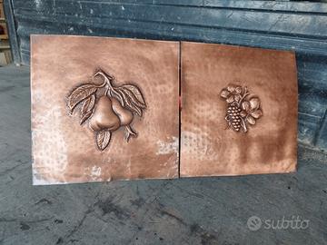 bassorilievo in rame 