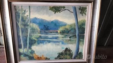 Dipinto olio tela quadro