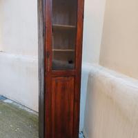 vetrinetta toscana in castagno massello inizio 900