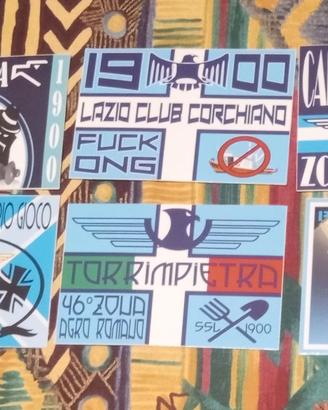 Stichers adesivi SS Lazio fans collezione