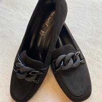 Scarpe nere donna tacco basso