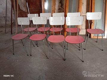 sedie in formica stile vintage 