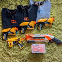 Kit NERF 3 Persone + Pompa & Pistola Laser