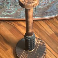 Espositore stand porta oggetti pesante legno