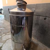 fusto acciaio inox 50litri