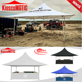 Chiosco gazebo pieghevole 5x5 certificato eventi