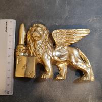 Statua "Leone Di San Marco" Cm 10x7