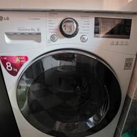 Lavatrice LG 8 kg true steam 1200 g motore inverte
