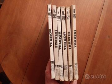TERROR Ediperiodici. Lotto di 6. Dal 6/74 al 9/79.