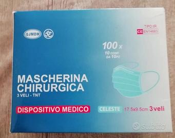 Scatola NUOVA 100pz mascherine chirurgiche 3 veli