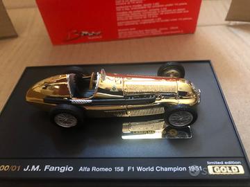 Brumm Alfa Romeo 158 J.M.Fangio Gold