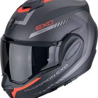 SCORPION EXO-TECH CARBON COSY NERO ROSSO