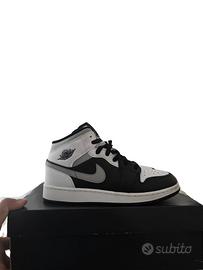 Nike Air Jordan 1 Mid White Shadow EU 39
