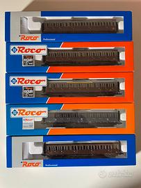 Roco Stock 5 pz. - Carrozze FS tipo Centoporte