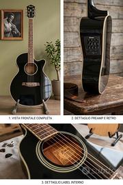 Splendida Chitarra Ibanez acustica elettrificata