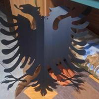 Stemma Albania in acciaio