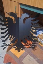 Stemma Albania in acciaio