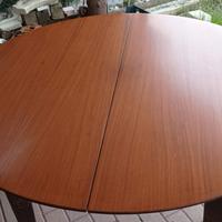 Tavolo rotondo allung. Teak Edmondo Palutari DMM. 