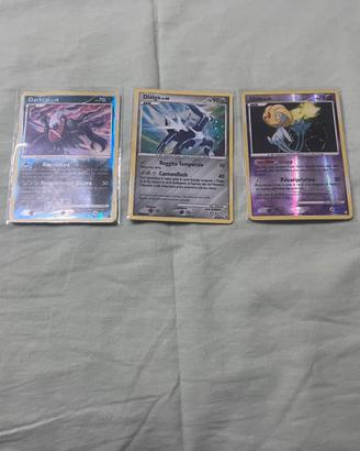 Lotto 3 carte pokemon rare