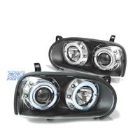 FARI VOLKSWAGEN VW GOLF 3 ANGEL EYES NERI
