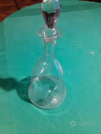 Bottiglia in cristallo da litro anni 1960