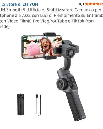 Stabilizzatore Cardanico per Smartphone