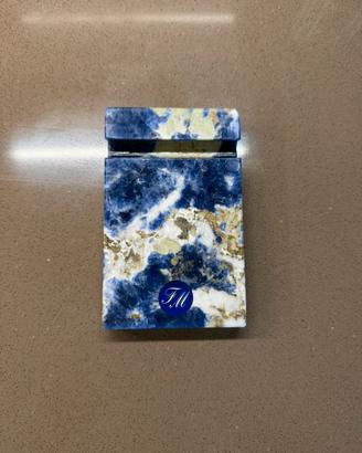 Poggia telefono in marmo blu di Etiopia