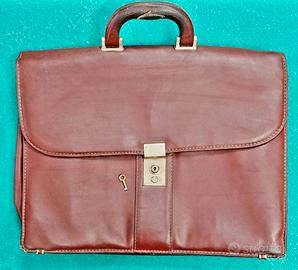 valigia vera pelle vintage