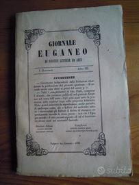 Giornale EUGANEO anno 1846 ORIGINALE
