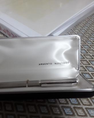 penna  sfera argento 925/1000