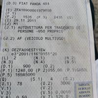 Motore Fiat panda 4x4 multijet