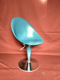 4 sedie Bombochair Giovannoni magis blue avio