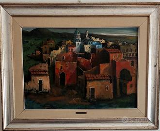 Quadro olio su tela "Antonio Sole" (1933-2020)