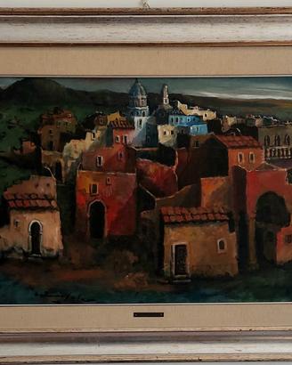 Quadro olio su tela "Antonio Sole" (1933-2020)