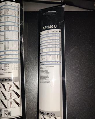 Spazzole tergi Bosch AP700U + AP340U