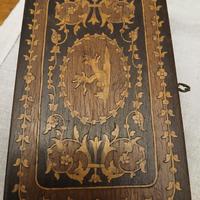 antica scatola intarsiata