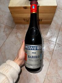 Vino Barolo 1980 e 1985 Fontanafredda