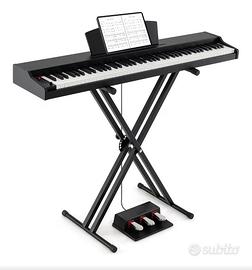 pianoforte elettrico 88 tasti pesati  + sgabello 