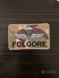 Patch toppa Mimetica Folgore Paracadutisti