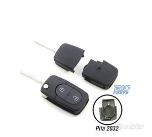 ALLOGGIAMENTO CHIAVE AUDI QUADRATA 2 PULSANTI CON 