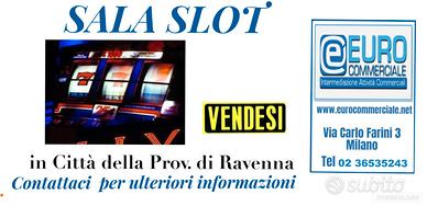 001/26 SALA SLOT di mq 400 in Prov. di Ravenna
