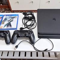 PS4 Slim 500GB + 2 controller + 2 giochi (FFVII e