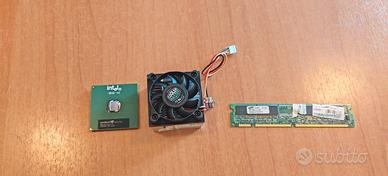  RetroPC Pentium III  1000 MHZ + RAM + Dissipatore