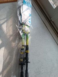 NUOVI 2 bastoncini CAMP con 2 baskets e 2 puntali