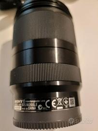 obiettivo Sony SEL 18200 LE 