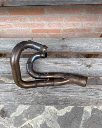 Colettore scarico husqarna 510