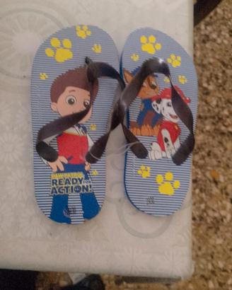 20 paia di infradito paw patrol