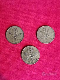Monete 20 Lire rare del 1957 Gambo Largo