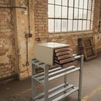 OLIVETTI Synthesis  cassettiera metallo