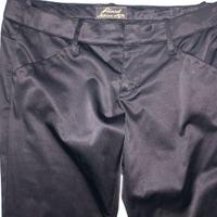 Pantalone donna in raso nero Phard